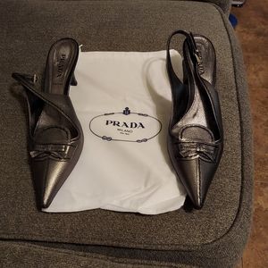Used Prada Slingback shoes